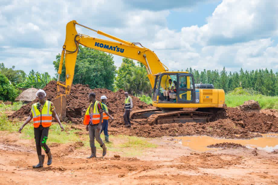 Team working on a project